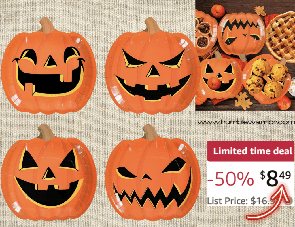 s 48-pack of Halloween Party Plates!